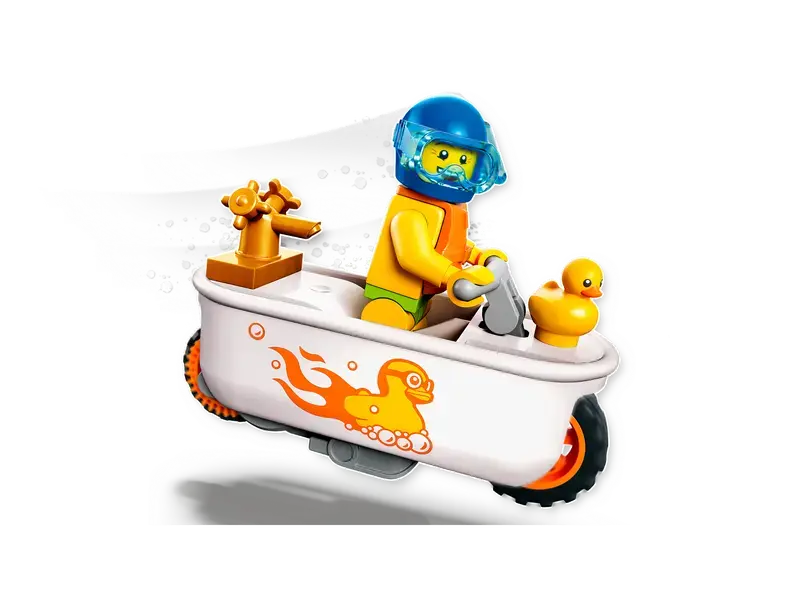 Конструктор LEGO Bathtub Stunt Bike Разноцветный
