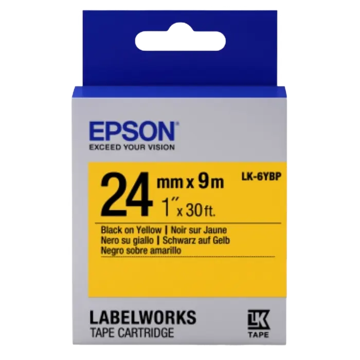 Картридж с лентой Epson LK-6YBP
