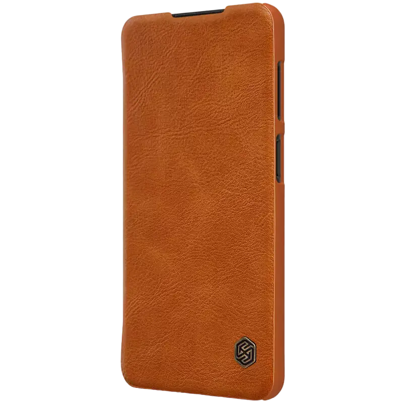 Husă tip carte Nillkin Samsung Galaxy A12 Qin LC Qin Cafeniu