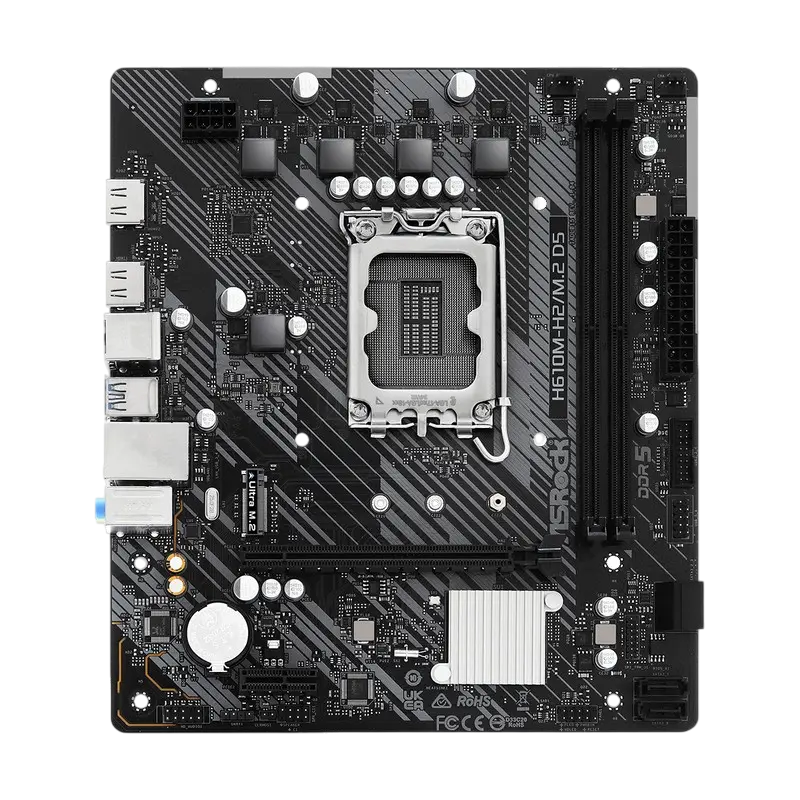 Материнская плата ASRock H610M-H2/M.2 D5 LGA1700 Micro-ATX