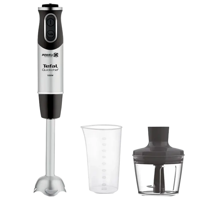 Погружной блендер Tefal Quickchef HB659838 Чёрный | Нержавеющая сталь