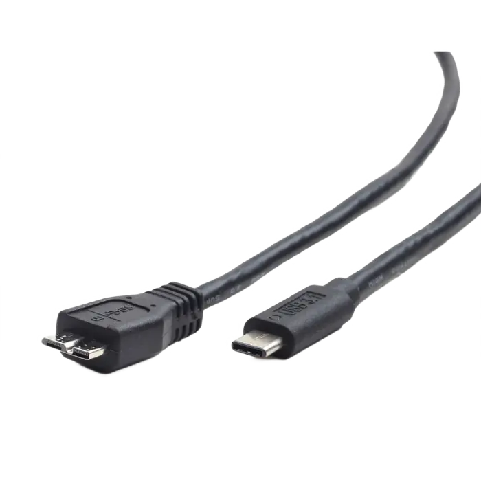 Кабель для зарядки и синхронизации Cablexpert CCP-USB3-mBMCM-1M Черный