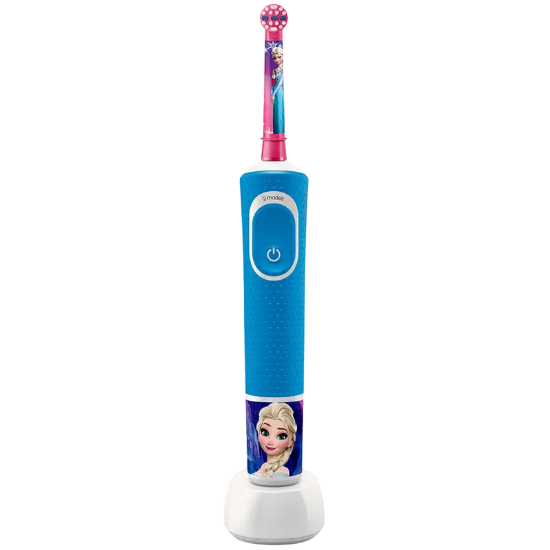 Periuță de dinți electrică Pentru copii Braun Kids Vitality D100 Albastru /Roșu-Purpuriu