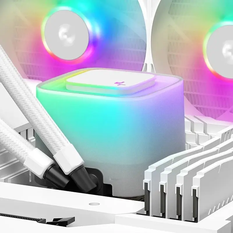 Кулер для процессора Deepcool LE240 WH V2 120 мм