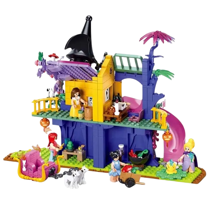 Конструктор Sluban Magic Tree House Разноцветный