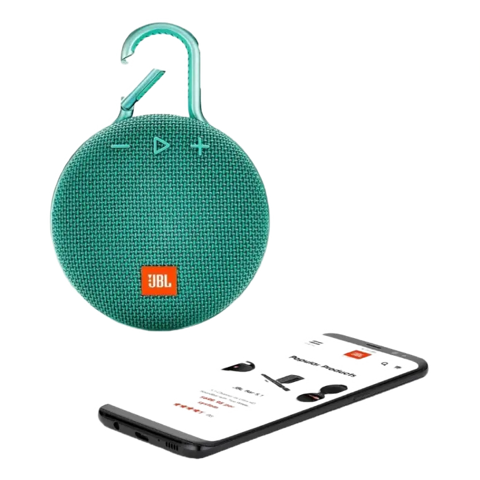 Портативная колонка JBL Clip 3 Бирюзовый