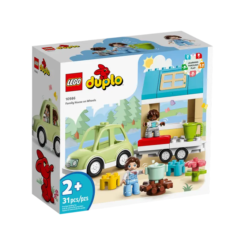 Constructor LEGO Family House on Wheels Multicolor