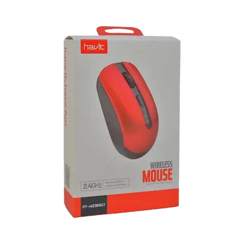 Беcпроводная мышь Havit HV-MS989GT Беспроводное Чёрный/Красный