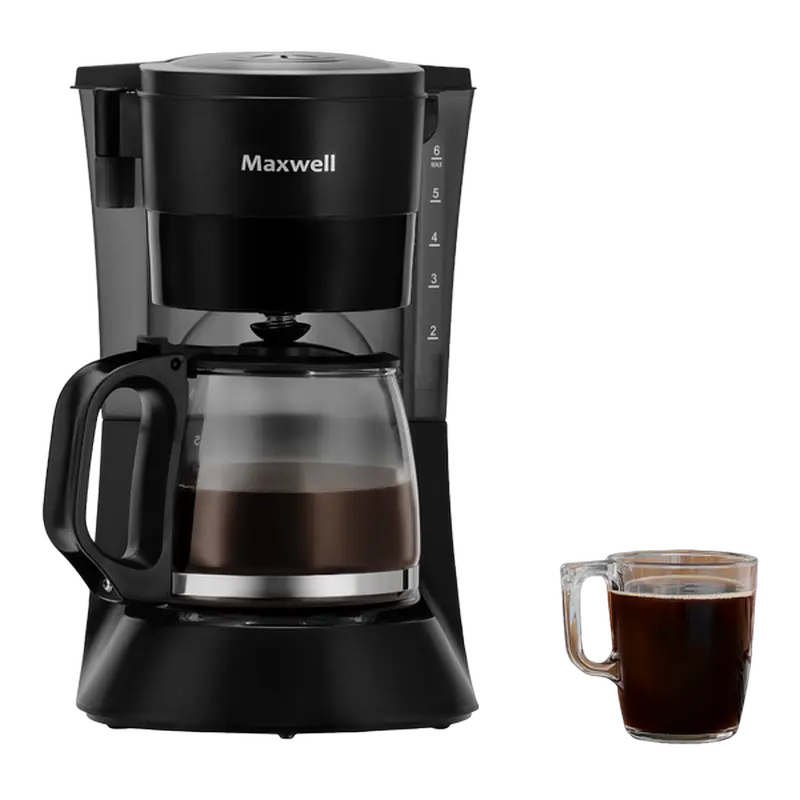 Капельная кофеварка Maxwell MW-1650 Черный