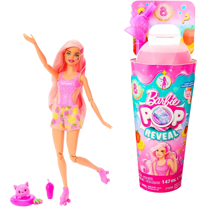 Barbie Pop Reveal Strawberry Lemonade