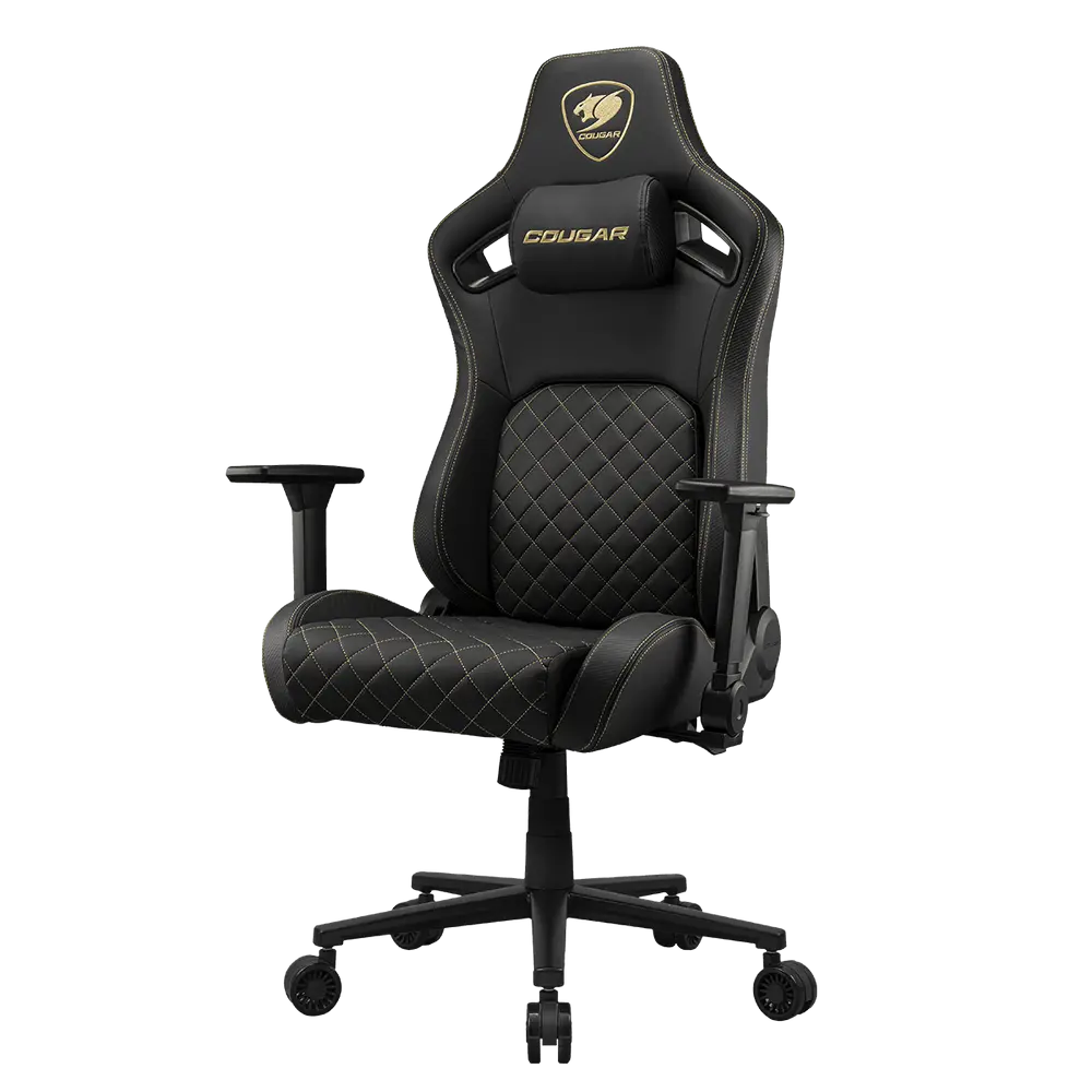 Игровое кресло Cougar Defensor Искусственная кожа Золотой