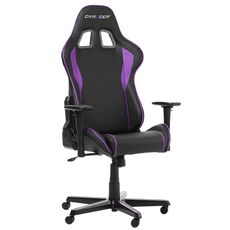 Scaun Gaming DXRacer Formula GC-F08-NV PU Piele Black/Violet