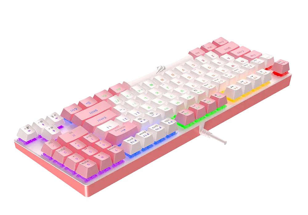 Tastatură Havit KB512L Pro Mecanic Alb
