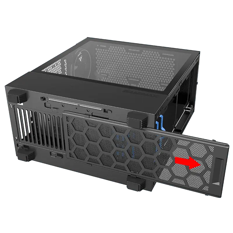 Компьютерный корпус Gamemax PANDA T802 BK Midi-Tower Черный