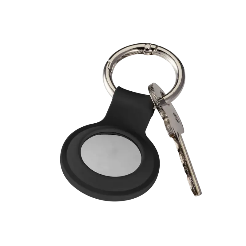 Husă pentru Airtag HAMA Apple Airtag Fantastic Feel Silikon-Look Negru