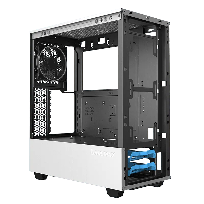 Компьютерный корпус Gamemax PANDA T801 WT Midi-Tower Белый