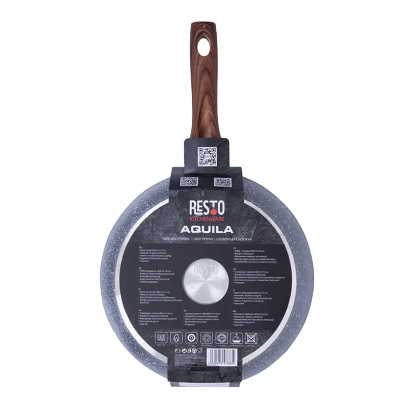 Сковорода глубокая RESTO Aquila AQUILA Серый