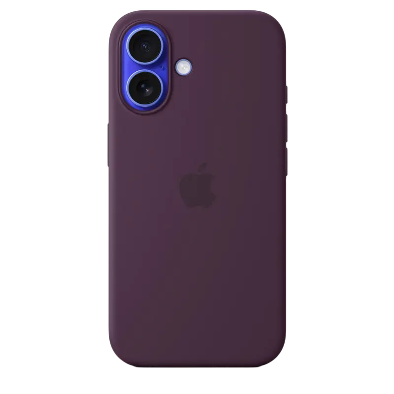 Husă Apple iPhone 16 Silicone Case MagSafe A3313 Silicone Case with MagSafe Prună
