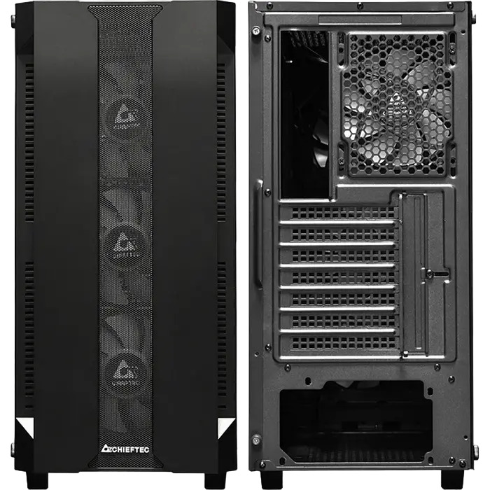 Компьютерный корпус Chieftec GS-01B-OP Midi-Tower Черный