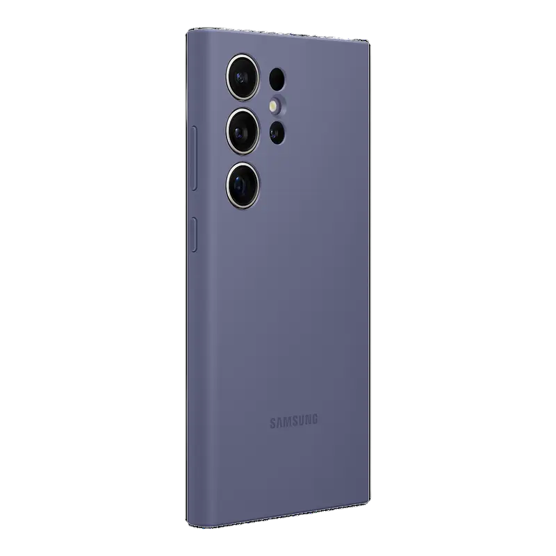Чехол Samsung Galaxy S24 Ultra Silicone Cover Силиконовый Чехол Фиолетовый