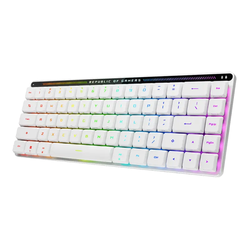 Tastatură ASUS ROG Falchion Mecanic Alb