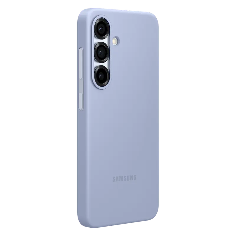 Чехол Samsung Galaxy S25 Silicone Cover Силиконовый Чехол Голубой