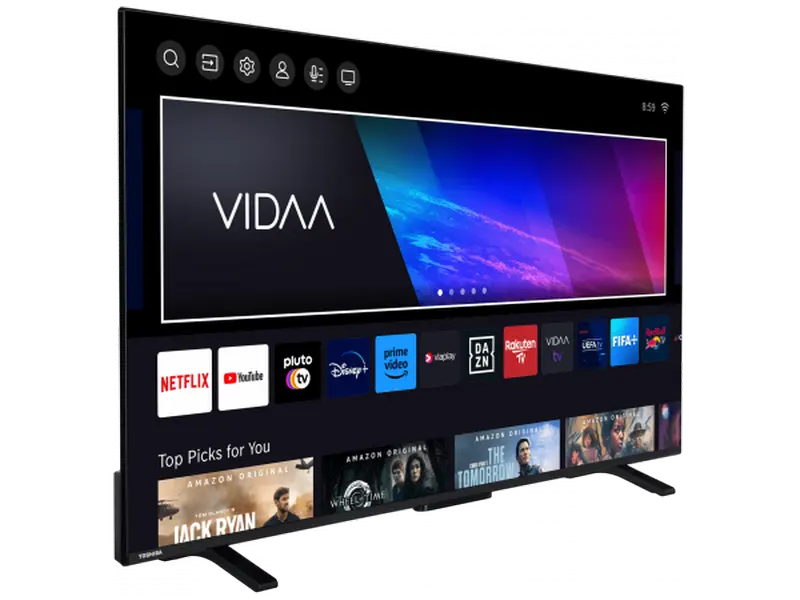 55" QLED SMART Телевизор Toshiba 55QV2363DG Черный