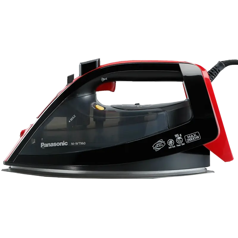 Утюг Panasonic NI-WT960 Чёрный/Красный