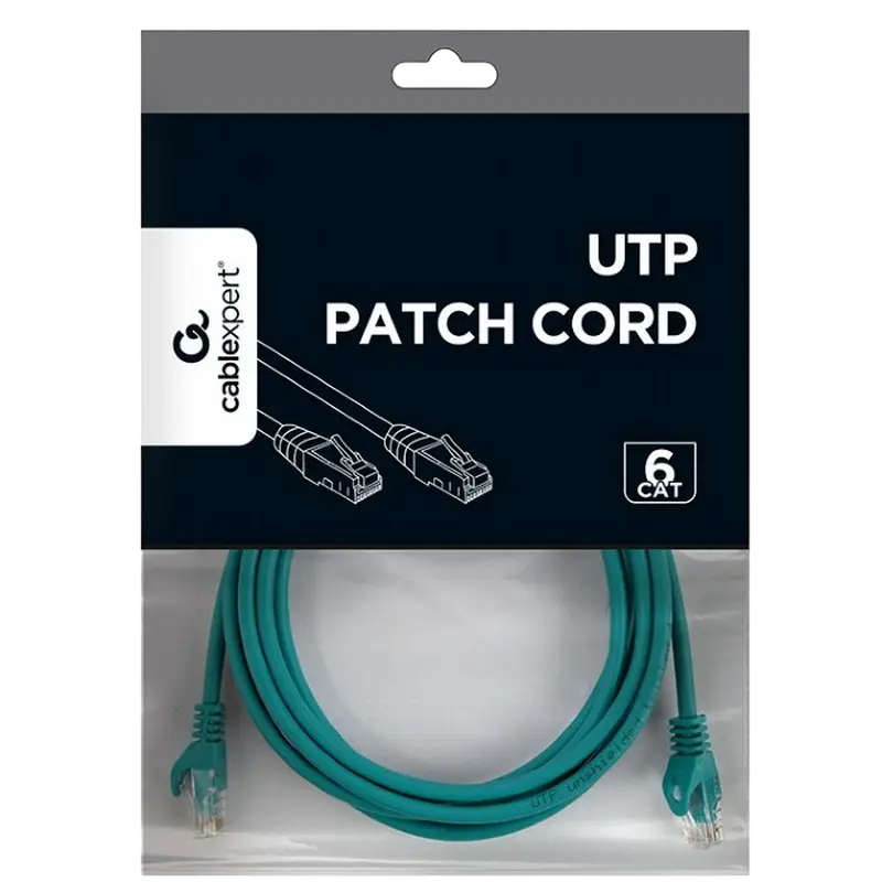 Патч-корд Cablexpert PP6U-3M/G Зелёный