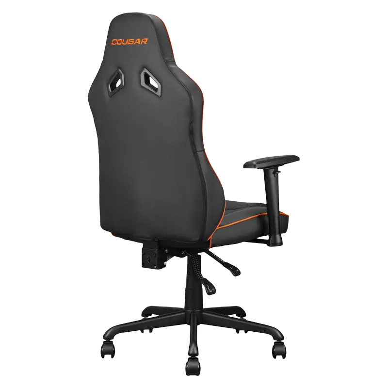 Игровое кресло Cougar Fusion S ПВХ Кожа Черный | Оранжевый