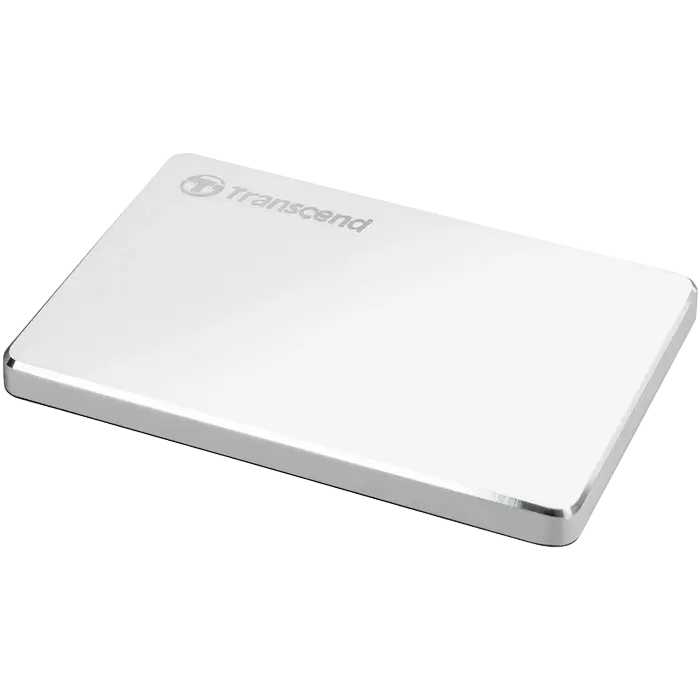 HDD portabil extern Transcend StoreJet 25C3S 2 TB Argintiu