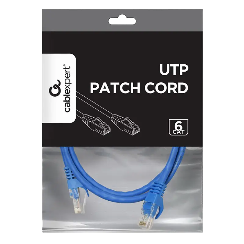 Патч-корд Cablexpert PP6U-1M/B Синий