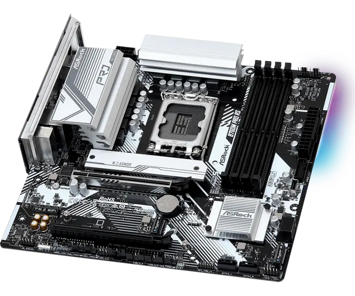 Материнская плата ASRock B760M PRO RS LGA1700 Micro-ATX