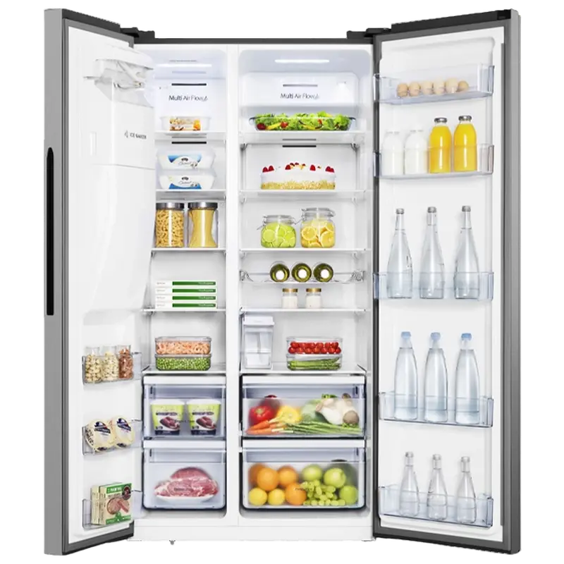 Frigider Hisense RS694N4TIE Argintiu