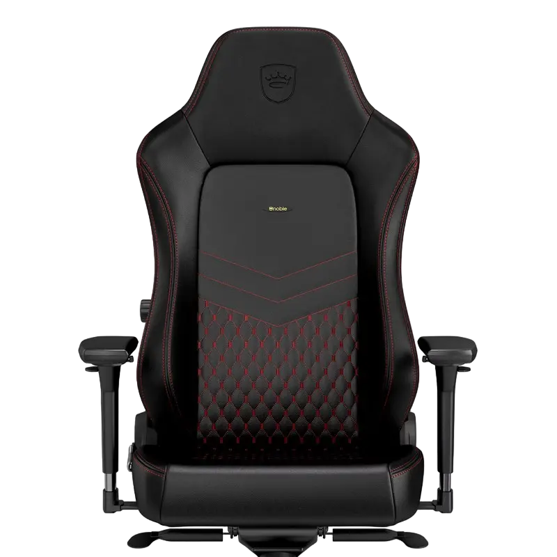 Игровое кресло Noblechairs Hero Натуральная кожа Черный | Красный
