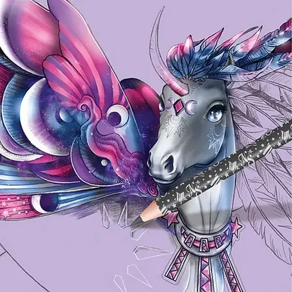 Nebulous Stars Fantasy Horses Space