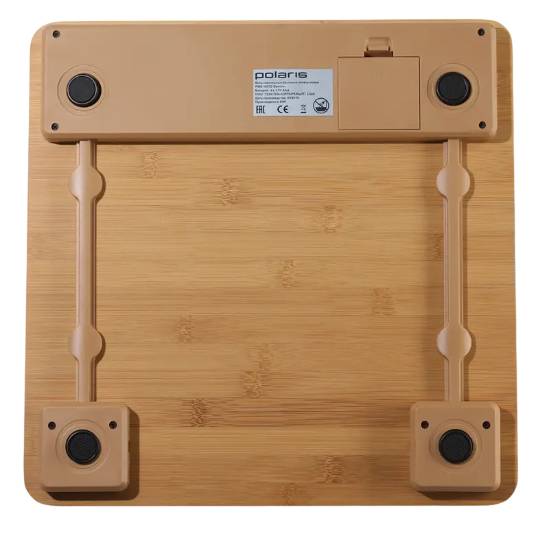Электронные напольные весы Polaris PWS 1847D Bamboo Коричневый