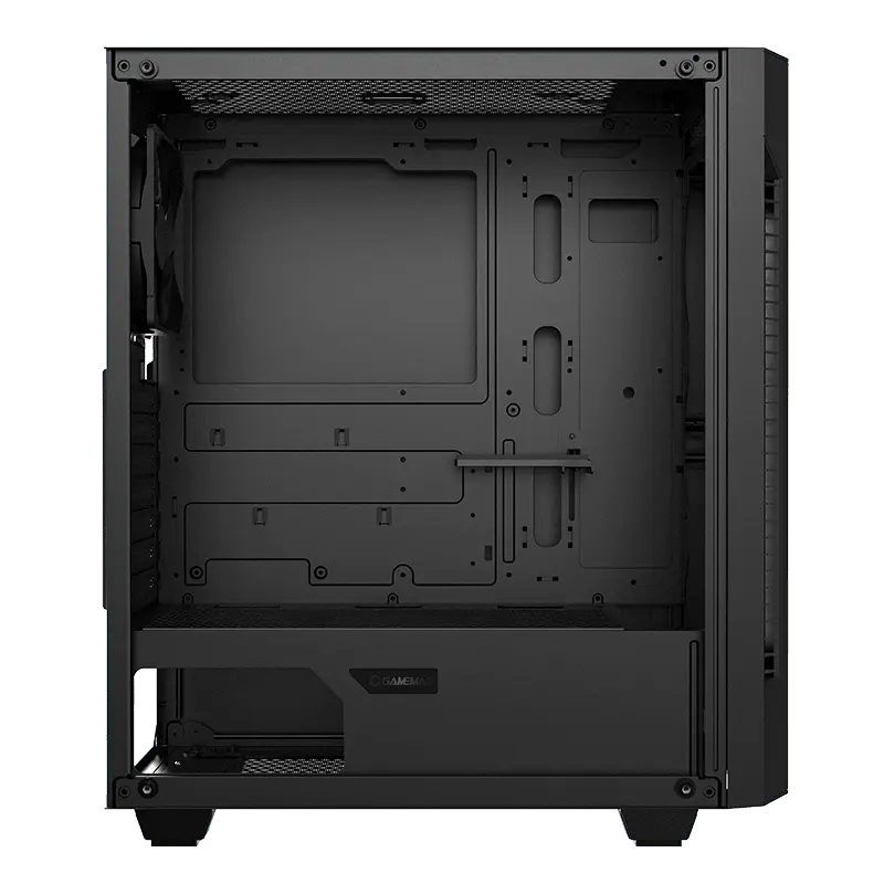 Carcasă PC Gamemax FORTRESS TG Midi-Tower Negru