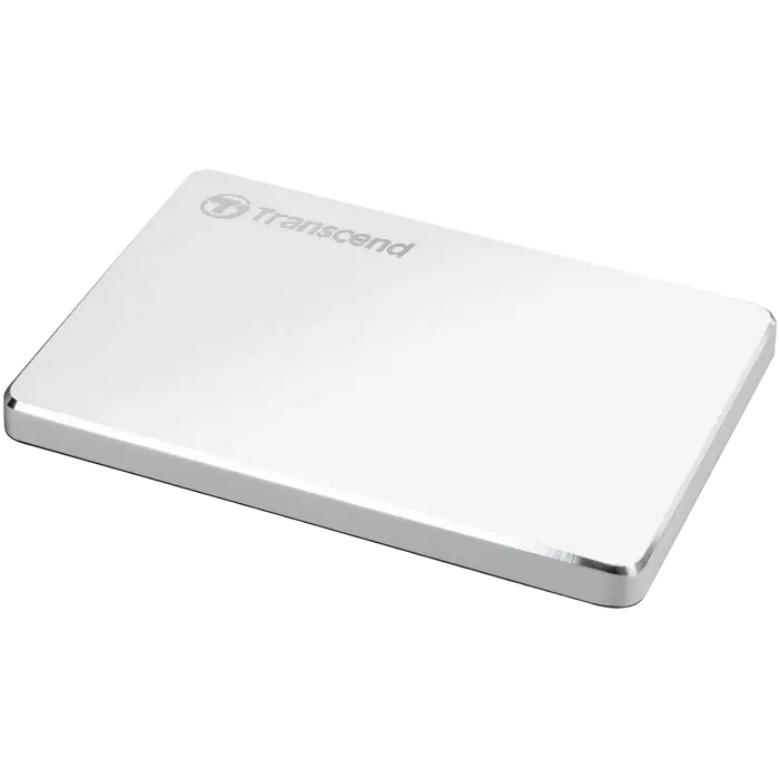 Внешний портативный жесткий диск Transcend StoreJet 25C3S 1 ТБ Серебристый