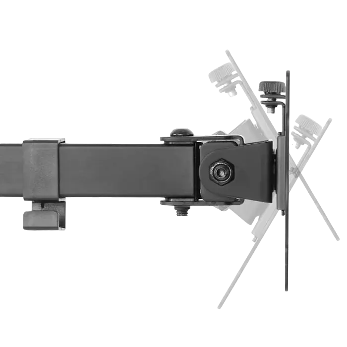 Suport birou pentru monitoare BRATECK LDT12-C011 Negru