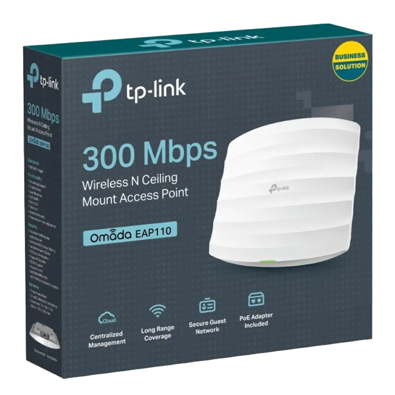 Punct de acces fără fir TP-LINK EAP110 Alb