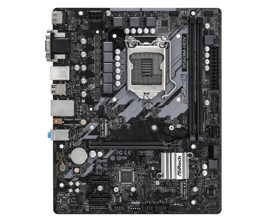 Материнская плата ASRock B560M-HDV LGA1200 Micro-ATX