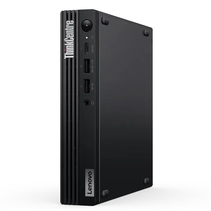 Мини ПК Lenovo ThinkCentre M70q Gen5 Tiny Intel Core i3-14100T 8 ГБ Черный