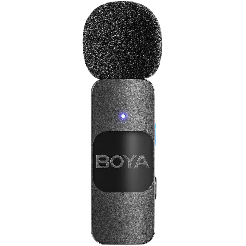 Портативный записывающий микрофон Boya BY-V10 Беспроводной Черный