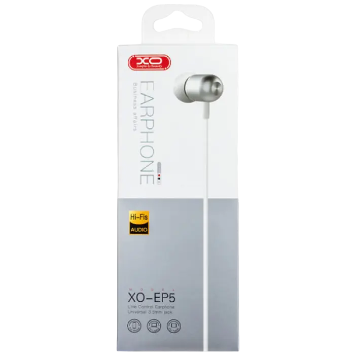 Наушники XO EP5 Серебристый
