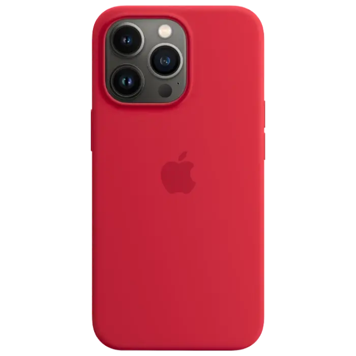 Чехол Apple iPhone 13 Pro Silicone Case MagSafe A2707 Силиконовый Чехол Красный