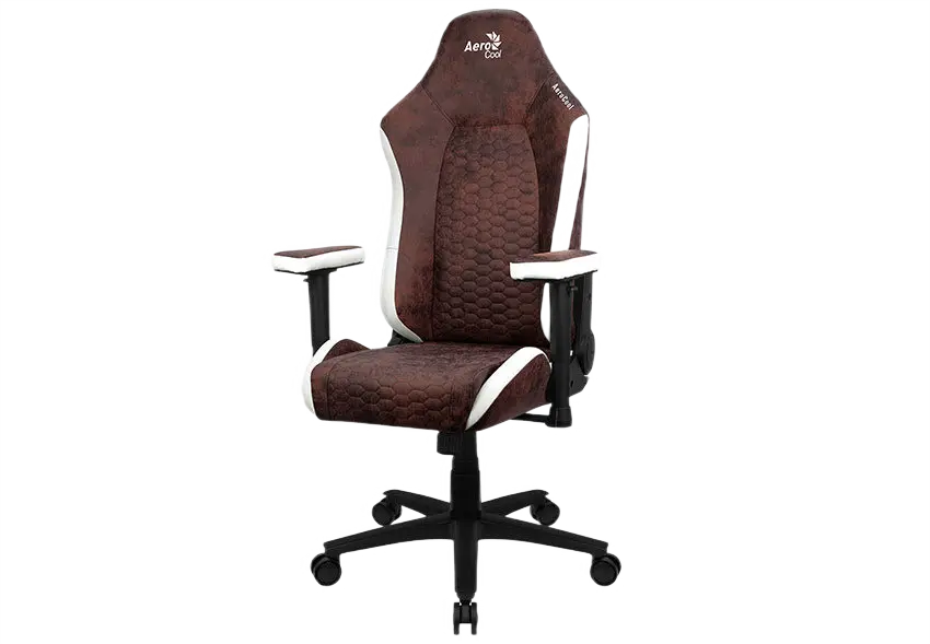 Scaun Gaming AeroCool Crown AeroSuede PU Piele Bordo