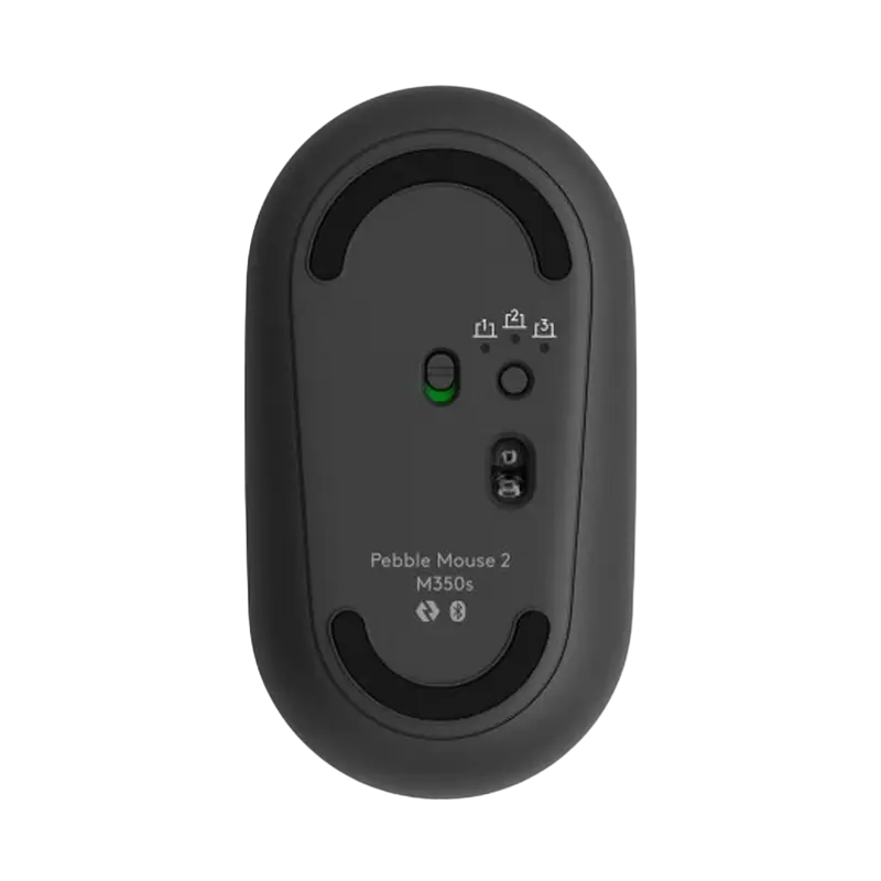 Беcпроводная мышь Logitech M350S Беспроводное Графитовый
