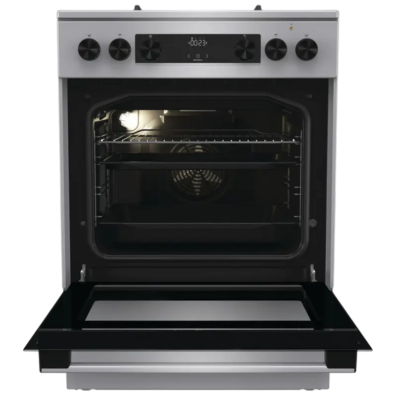 Комбинированная плита Gorenje GK6C4XF Нержавеющая сталь