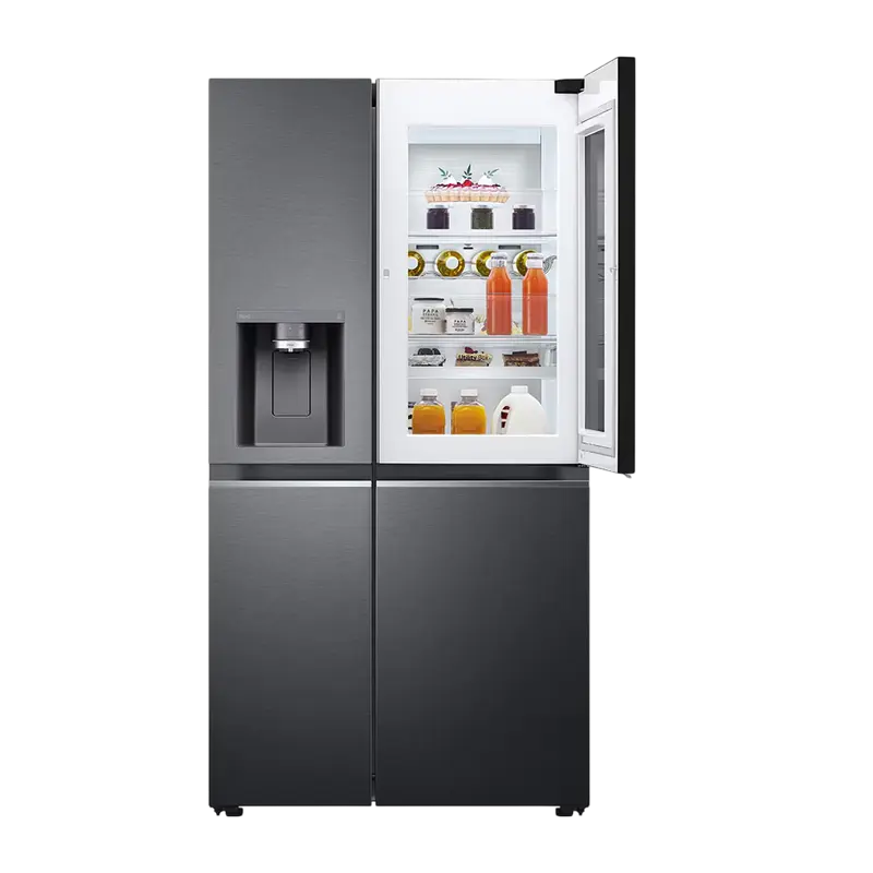 Холодильник LG GSXV90MCDE, InstaView Door-in-Door™, Чёрный